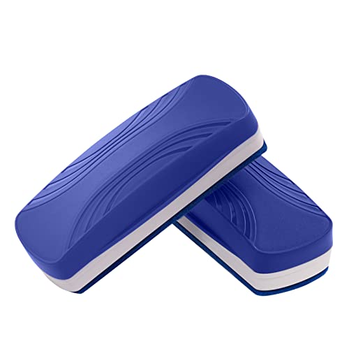 Ddaowanx Whiteboard Eraser, Magnetic Dry Erase Eraser, Glass Board Eraser,School and Office Supplies, Pack of 2 (Blue) - Image 1