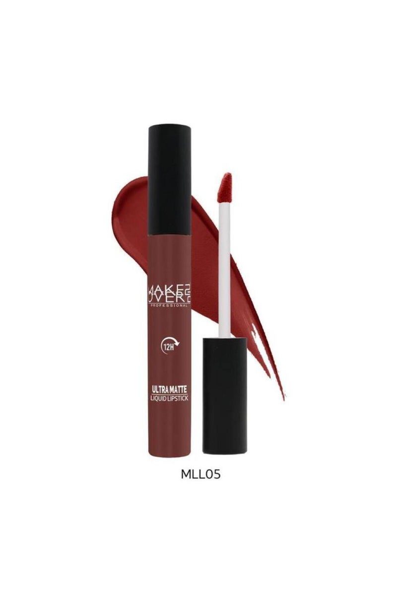 Makeover 22 Ultra Matte Liquid Cream Lipstick - MLL05 - Image 2
