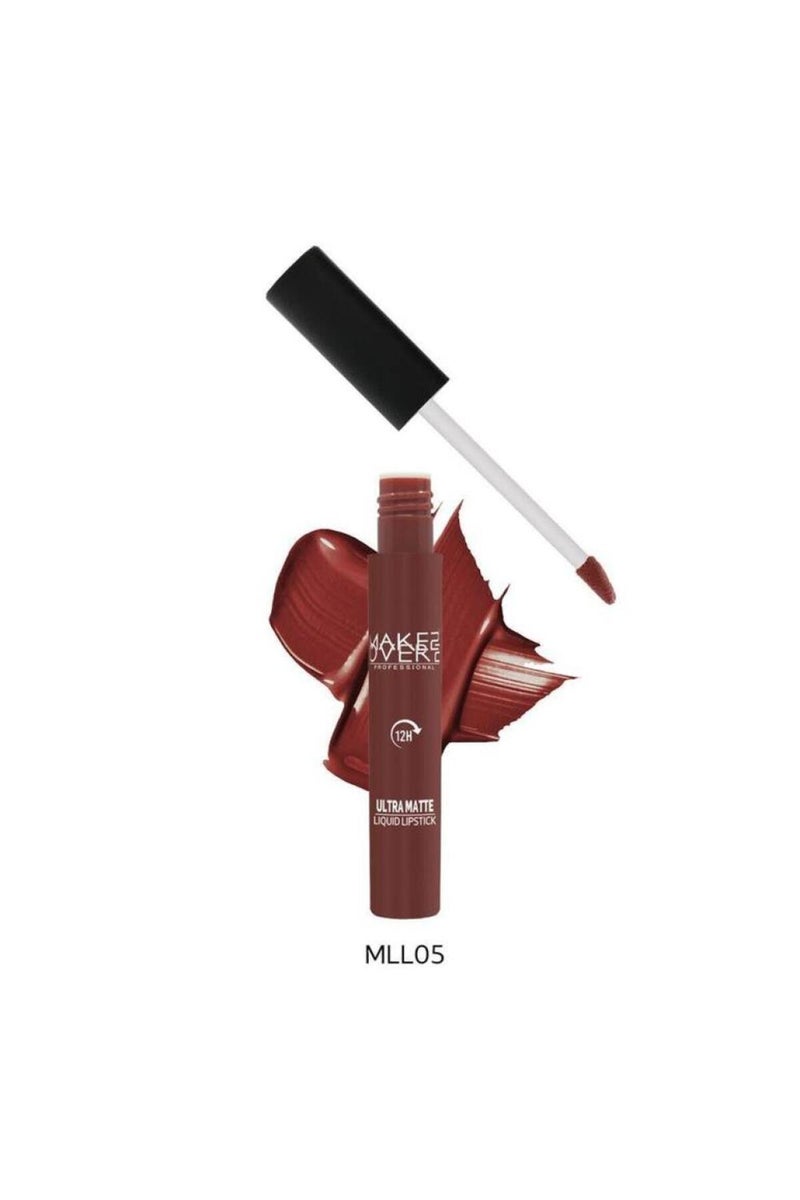 Makeover 22 Ultra Matte Liquid Cream Lipstick - MLL05 - Image 1