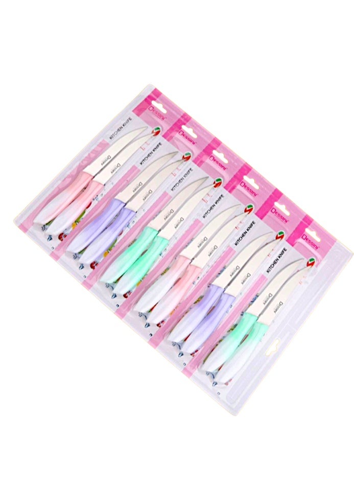 ديسيني مجموعة سكاكين الفاكهة 12 قطعة - Image 1