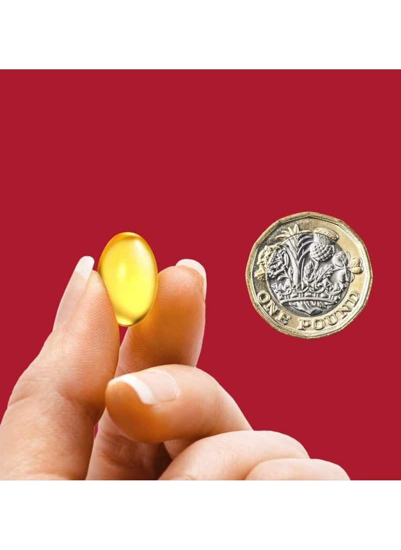 Seven Seas - Cod Liver oil, 480mg Fish Oil, 120mg Omega-3, 120 Capsules - Image 1