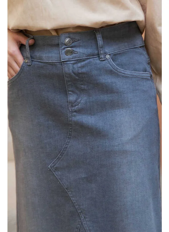 Neways 2239-JEANS Skirt Gray