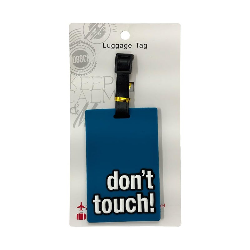 Eitheo Luggage Tags for Kids with Name & Address Label | Silicone Luggage-Tags for Suitcases, Tags for Travel Bags/School Bags Identification tag Colorful Multi (Don’t Touch) - Image 4