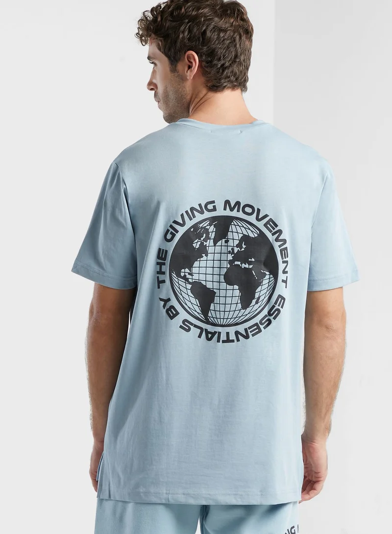 The Giving Movement Regular Fit Printed T-Shirt