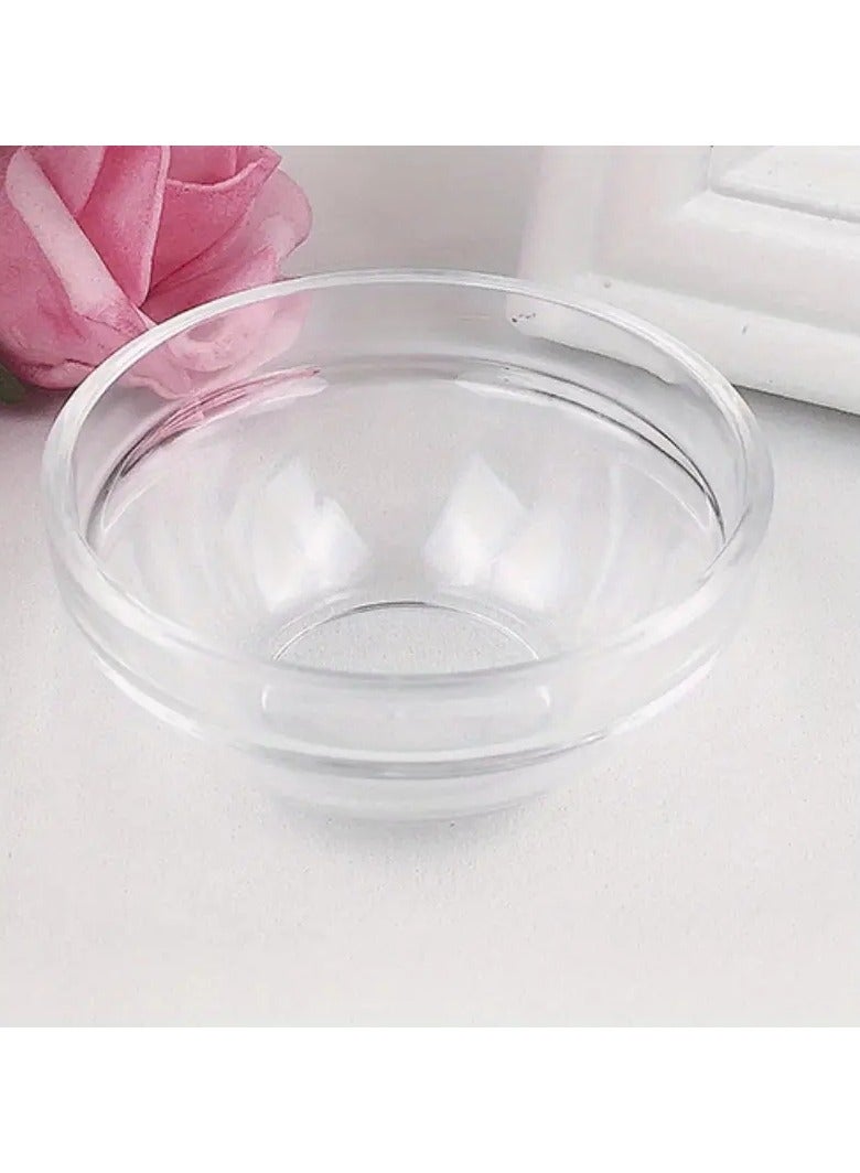 ORiTi 1 قطعة وعاء أكريليك لقناع الوجه، وعاء للزيوت العطرية، أدوات مكياج الوجه والعناية بالبشرة، وعاء للزيوت العطرية لصالونات التجميل، وعاء قناع سميك - Image 1