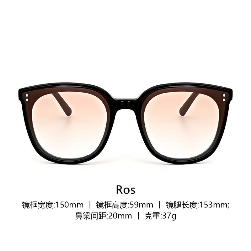 GM Black Frame Sunglasses Womens Sunset Yellow Lens BYS-Tea - Image 5