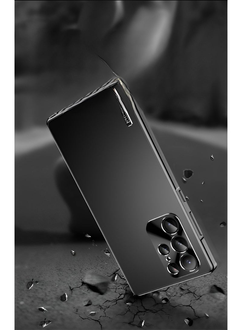 ريوكل جراب هاتف مغناطيسي، غطاء هاتف بإطار معدني من الألومنيوم المغناطيسي لهاتف Samsung Galaxy S23 S22 S21 Ultra Plus - Image 4