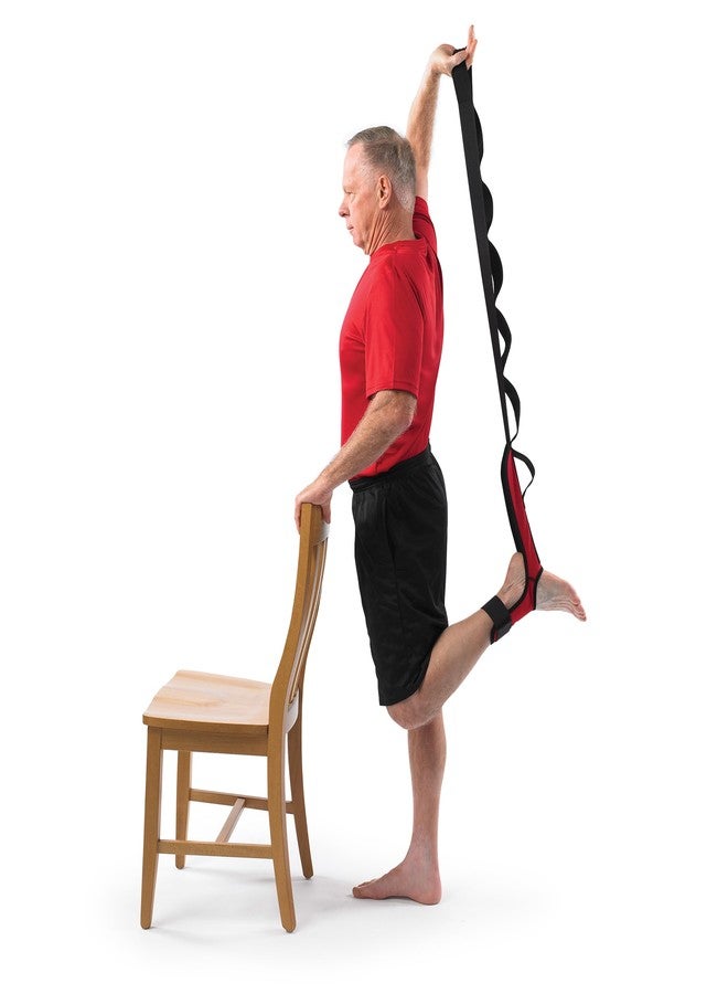 او بي تي بي جهاز OPTP الأصلي Stretch-EZ، صنع في الولايات المتحدة الأمريكية، الخيار الأمثل لتمديد اللفافة الأخمصية، وحزام تمديد أوتار الركبة، وحزام تمديد وتر أخيل، حزام تمديد للعلاج الطبيعي - Image 5