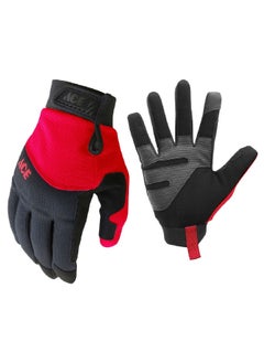 ACE General Purpose Gloves Black and Red X-Large 53663-23  - Image 1