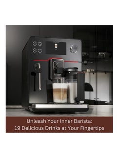 GAGGIA Gaggia Accademia New Fully Automatic Bean to Cup Coffee Machine, Wide Touch Screen, up to 19 Beverage Options, Italian Espresso Maker with Integrated Milk Carafe  - Image 2