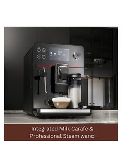 GAGGIA Gaggia Accademia New Fully Automatic Bean to Cup Coffee Machine, Wide Touch Screen, up to 19 Beverage Options, Italian Espresso Maker with Integrated Milk Carafe  - Image 4
