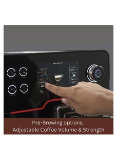 GAGGIA Gaggia Accademia New Fully Automatic Bean to Cup Coffee Machine, Wide Touch Screen, up to 19 Beverage Options, Italian Espresso Maker with Integrated Milk Carafe  - Image 5