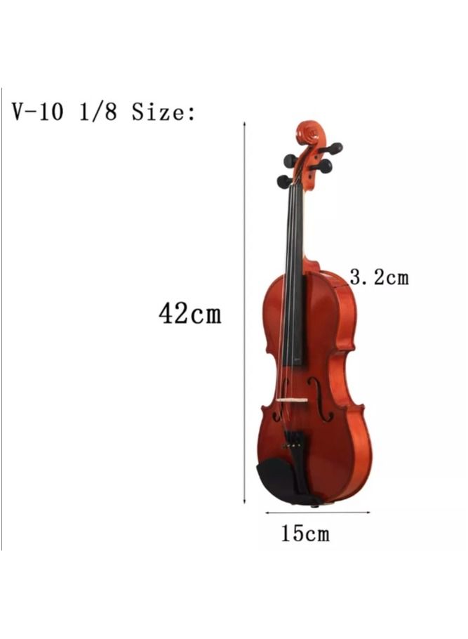 Megarya Student Acoustic Violin 1/8 Size With Case, Bow, Rosin And Violin Stand - Image 5