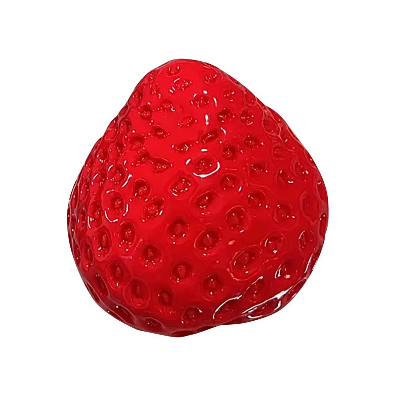 GIOIO Red Kawaii Strawberry Squeeze Toy Slow Rising Fidget Sensory Stress Ball For Adults Kids - Image 2