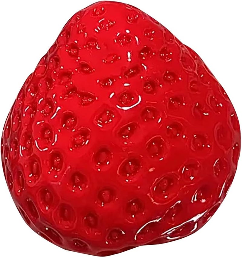 GIOIO Red Kawaii Strawberry Squeeze Toy Slow Rising Fidget Sensory Stress Ball For Adults Kids - Image 1