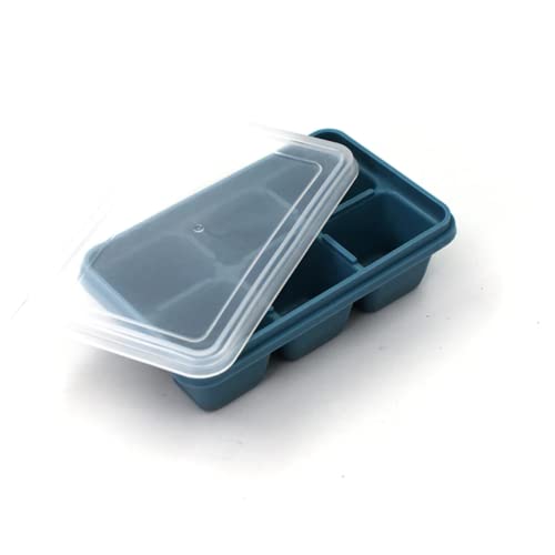 Suzec Silicone Ice Cube Trays Large Size Flexible 6 Cavity Ice Cube Square Molds for Whiskey and Cocktails, Keep Drinks Chilled (1 Pc, Black) - Image 4