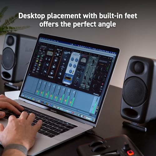 IK Multimedia iLoud Micro Monitor Pro (Single) 50 W Ultra-Portable, Powerful Reference Studio Monitor with Class D High-Efficiency Amplifier, Custom-Made Drivers for Music Mixing - Image 5