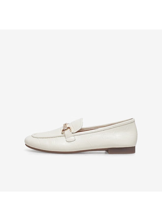 Basto Spring Mall Matching Fashion Trendy Commuter Loafers Women's Flats Wef61aa3, Beige, Size 38 - Image 1