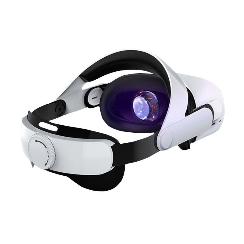 مناسبة لنظارات الواقع الافتراضي Oculus Quest2  
غطاء رأس مريح قابل للتعديل  
متوازن بدون ضغط على الوجه  
قوة متساوية لراحة مرتفعة  
غطاء رأس مريح لتخفيف الضغط  
النظارات غير متضمنة  
اللون أبيض - Image 1