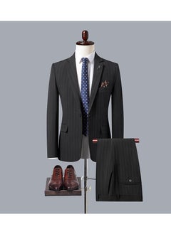 KUYING New Slim Fit Suit Three Piece Set  - Image 1