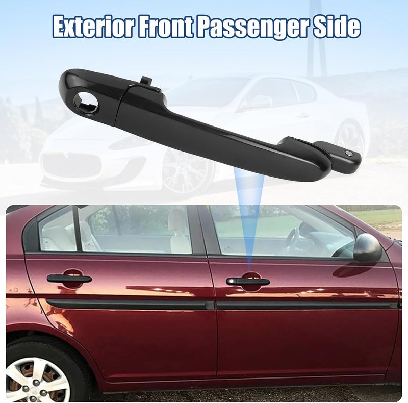 NPAUTO Exterior Door Handle for Hyundai Accent (2006-2011) - Image 2