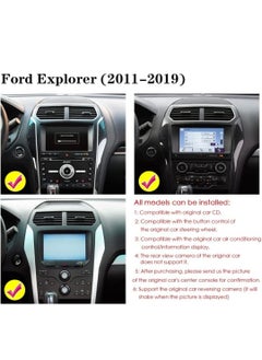 RAYMOS Android Screen For FORD Explorer 2011 To 2019 4GB Ram Support Apple Carplay Android Auto Wireless QLED Touch Screen Octa Core DSP Plug And Play  - Image 3