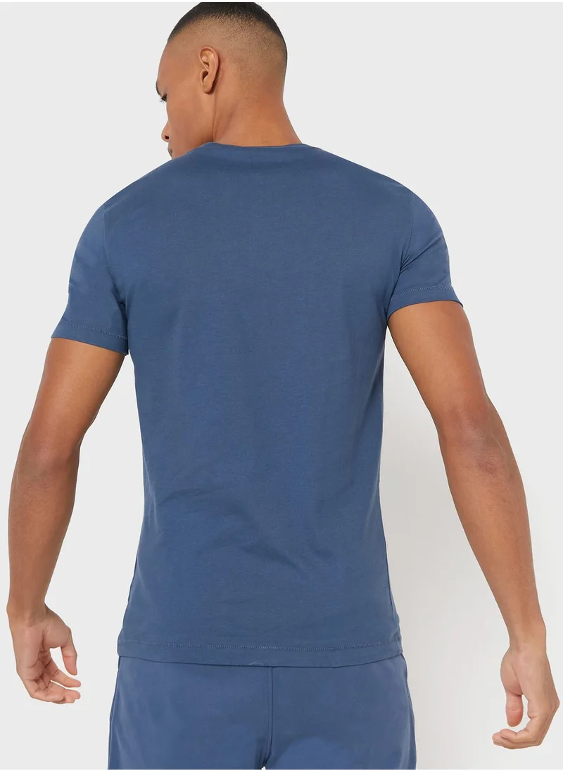 Calvin Klein Jeans Logo Crew Neck T-Shirt