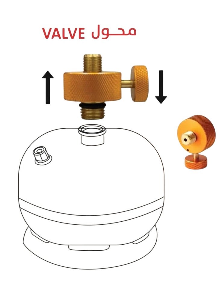 Gas Regulator Adapter for Gas Cylinder Outlet - Image 4
