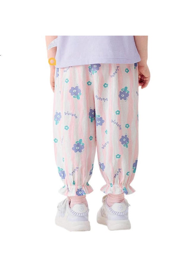 Balabala Kids' Summer Anti-Mosquito Pants For Boys And Girls Baby Sleep Pants Silk Can Go Out 209225171205 - Image 3