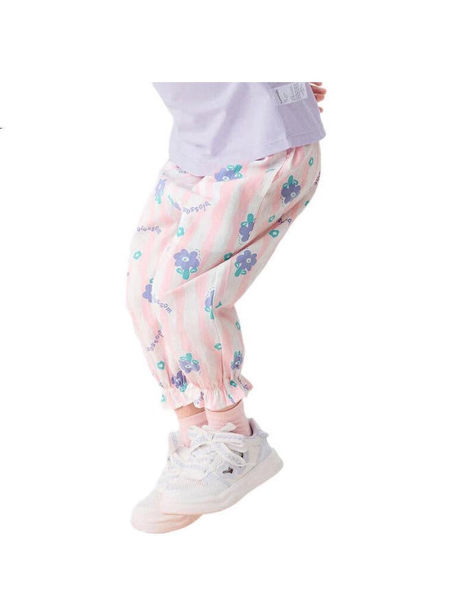 Balabala Kids' Summer Anti-Mosquito Pants For Boys And Girls Baby Sleep Pants Silk Can Go Out 209225171205 - Image 1