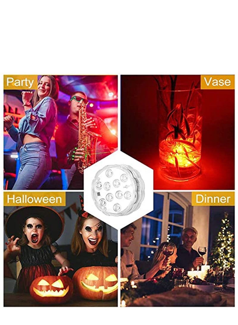 KASTWAVE Tub Lights, Pool Lights Underwater with RF Remote, LED Changing Pond Lights, with Magnets, Suction Cups, Waterproof Submersible LED Lights for Swimming Pool Fish Tanks - Image 5