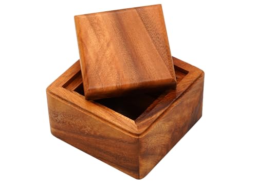 BSIRI Locked Box Secret Box Brain Teaser Wooden Puzzle Boxes with Hidden Compartments Ideal Mystery Jewelry 3D Puzzle Lock Gift Card and Money Puzzle Box - Image 5