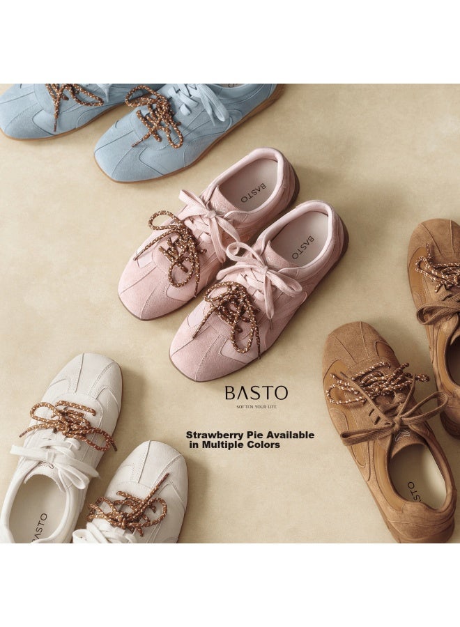 Basto Strawberry Pie 26 Spring Brown German Training Shoes Outdoor Sports Casual Women's Shoes A7601am6 Pink Size 37 - Image 2