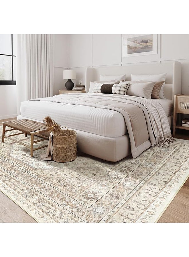 Bohemian Style Sofa Rug | Washable, Non-Slip Living Room Mat, Soft and Stain-Resistant, Suitable for Living Room, Bedroom, and Children's Playroom 200x140cm - Image 1