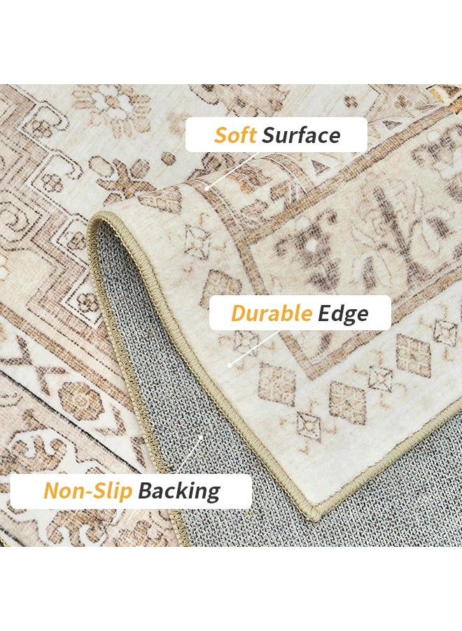 Bohemian Style Sofa Rug | Washable, Non-Slip Living Room Mat, Soft and Stain-Resistant, Suitable for Living Room, Bedroom, and Children's Playroom 200x140cm - Image 5