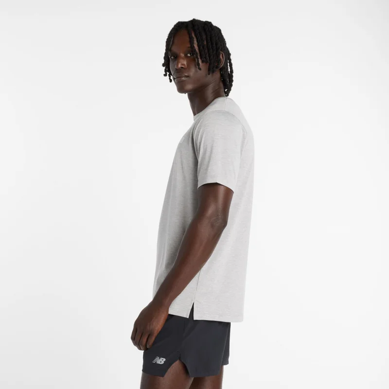 New Balance Athletic Grey Sport Essentials Utility T-Shirt for Men | Best Price UAE