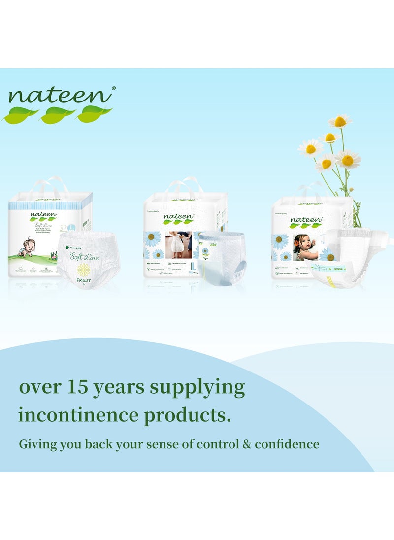 nateen - Nateen Premium Care Baby Pants Diapers,Size 4(9-14kg),Large Baby Pull Ups,20 Count Diaper Pants,Super Absorbent,Ultra Thin Baby Diapers Pants. - Image 1
