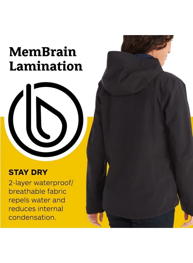 Marmot Women's Wm's Precip Eco Pro Jacket Waterproof Jacket, Lightweight Hooded Rain Jacket, Windproof Raincoat, Breathable Windbreaker, Ideal for Running and Hiking - Image 5