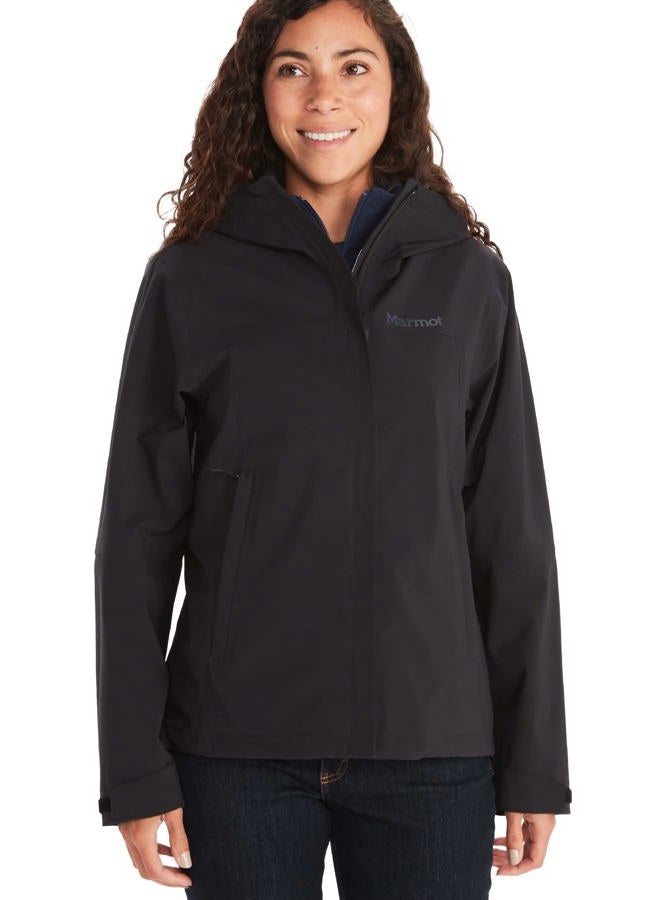 Marmot Women's Wm's Precip Eco Pro Jacket Waterproof Jacket, Lightweight Hooded Rain Jacket, Windproof Raincoat, Breathable Windbreaker, Ideal for Running and Hiking - Image 1
