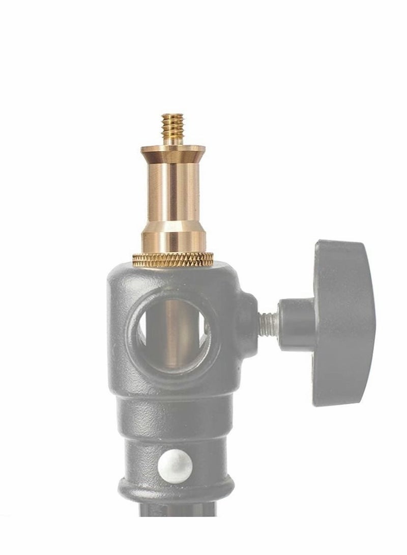 Captaintech 1/4 to 3/8 inch Male Convertor Threaded Screw Tripod Adapter for Flash Holder, Studio Light Stand, Ball Head, Wireless Flash Receiver, Trigger - Image 2