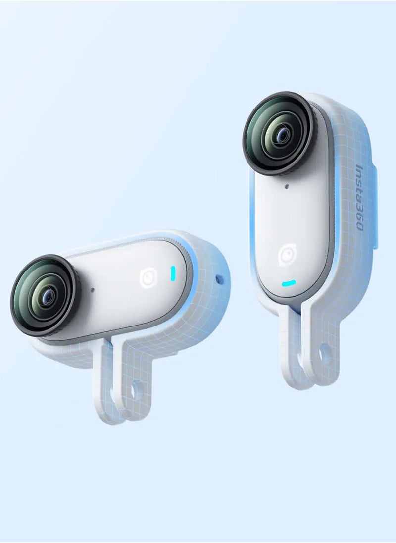 Insta360 - GO 3S Mount - Vertical & Horizontal Action Mount Set - White - Image 1