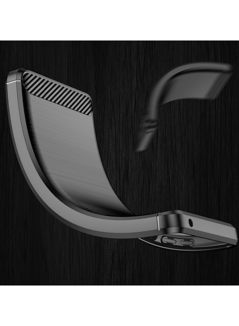 HuHa Case For Samsung Galaxy S23 Plus 5G Brushed Texture Carbon Fiber TPU Phone Case - Image 3