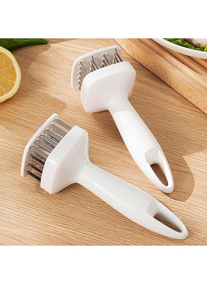 Generic - Meat Tenderizer, Steak Machine Tenderizer, 24 Stainless Steel Piercing Needle, Non-Slip Meat Tenderizer Hammer Tool,Durable Metal Mallett Tenderizing Machine or Fish,Pork, Steak, Veal, Poultry, Turkey - Image 1