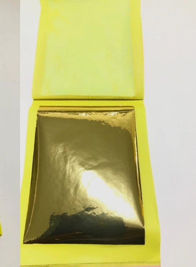 GSWC TANJORE Gold FOILS 4x6 Size 25 Sheets booklets for Painting -Gold - Image 1