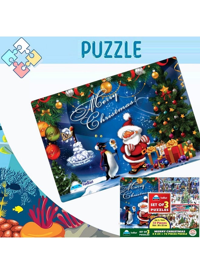 FunBlast Puzzle for Kids - Christmas Puzzle for Kids, Jigsaw Puzzle Game for 5+ Year Old, Christmas Gifts for Kids, Return Gifts for Kids, Toys for Kids, Indoor Family Game - Size 30X22 cm - Image 5