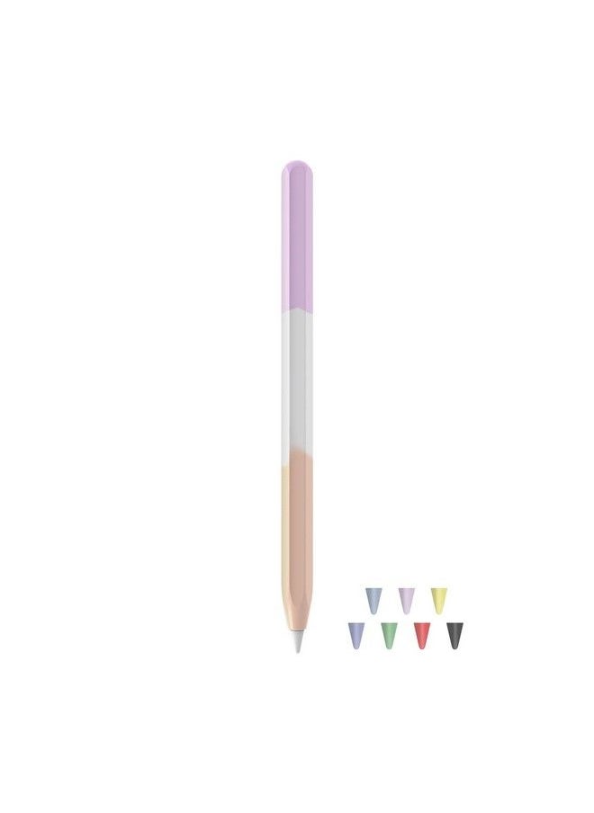 Love Mei - Silicone Sleeve Case For Apple Pencil 1St Generation Holder Protective Skin Cover Case For Ipad Mix Colours Sleeve Accessories Soft Grip Pouch With Pencil Tip Covers - Image 1