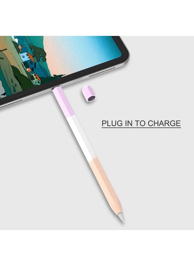 Love Mei - Silicone Sleeve Case For Apple Pencil 1St Generation Holder Protective Skin Cover Case For Ipad Mix Colours Sleeve Accessories Soft Grip Pouch With Pencil Tip Covers - Image 1