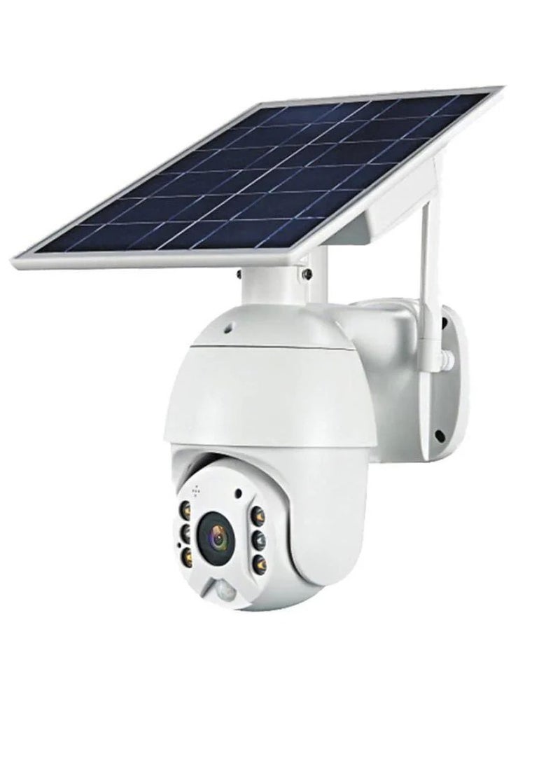 كروني كاميرا مراقبة Rbx-S10p-10x 5 ميجابكسل تعمل بالطاقة الشمسية/البطارية، مزودة بخاصية واي فاي، بدقة 2K عالية الوضوح، وتكبير بصري 10x، ورؤية ليلية ملونة، ومقاومة للماء IP65، وزاوية 355 درجة/100 درجة، وكشف الحركة، وصوت ثنائي الاتجاه، وتخزين TF/سحابي، والتحكم عبر التطبيق، وكاميرا مراقبة خارجية لاسلكية تعمل بالطاقة الشمسية. - Image 2