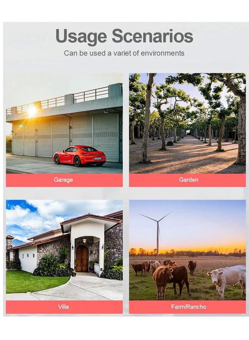 كروني كاميرا مراقبة Rbx-S10p-10x 5 ميجابكسل تعمل بالطاقة الشمسية/البطارية، مزودة بخاصية واي فاي، بدقة 2K عالية الوضوح، وتكبير بصري 10x، ورؤية ليلية ملونة، ومقاومة للماء IP65، وزاوية 355 درجة/100 درجة، وكشف الحركة، وصوت ثنائي الاتجاه، وتخزين TF/سحابي، والتحكم عبر التطبيق، وكاميرا مراقبة خارجية لاسلكية تعمل بالطاقة الشمسية. - Image 5