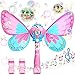 Sitodier Bubble Machine for Kids Butterfly Bubbles Wand Blower for Toddlers 1000 Bubbles per Minute Outdoor Indoor Bubbles Blowing Toys Birthday Gift for Girls Bubble Solution Included - Image 2